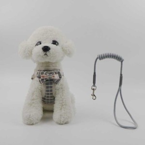 Plain color bow dog leash, harness, anti-impact, anti-breakage pet leash, dog <b>rope</b>, pet supplies - Product Image 2
