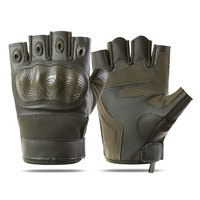 Nouveaux gants tactiques: demi-doigt d'été en plein air, coque dure résistante à l'usure, absorbant les chocs, antidérapante pour le cyclisme