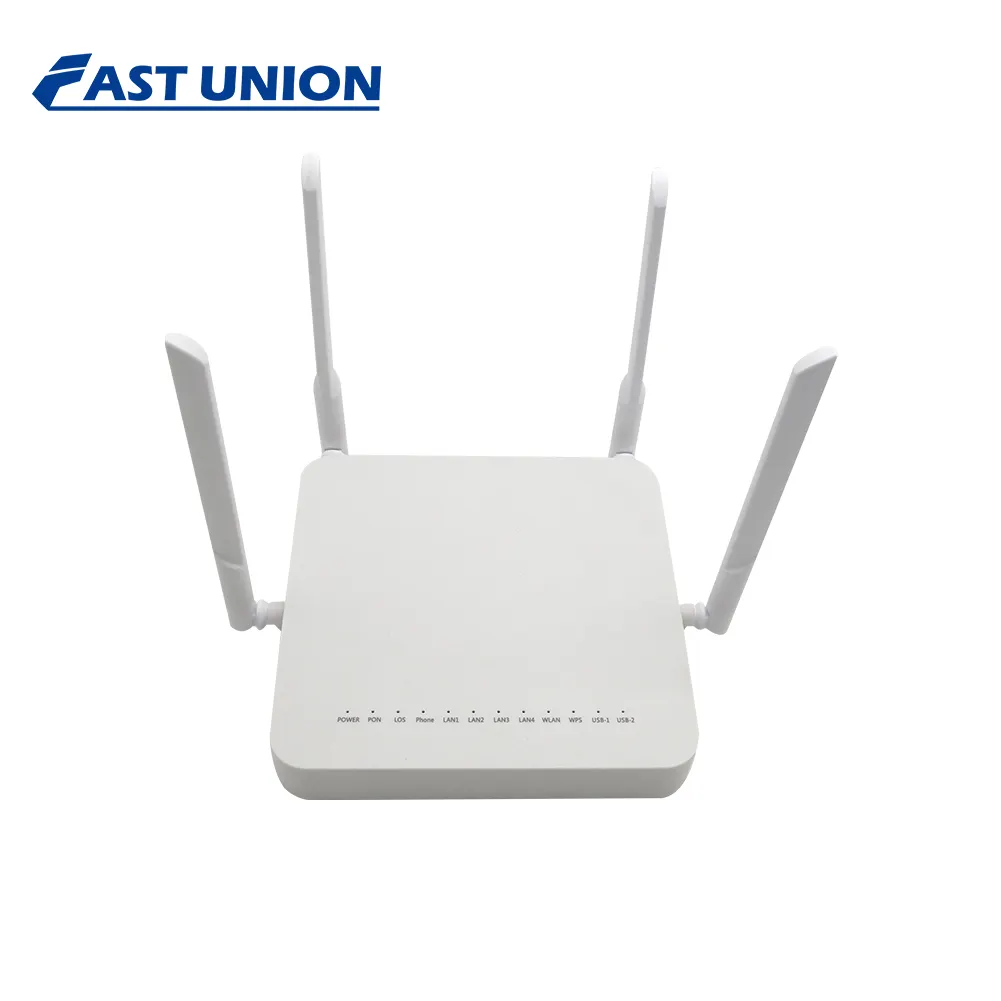 جهاز GPON ONU ONT F680 V1.1 4GE+1POTS+1USB+WIFI2.4G&5G F680 V6.0 4GE+1POTS+WIFI5+2USB Onu Ont