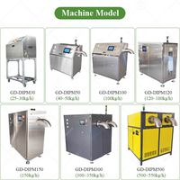 Machine commerciale manuelle de fabrication de blocs de glace sèche en CO2 solide, mini-pelletiseur à petite échelle pour la production de briquettes