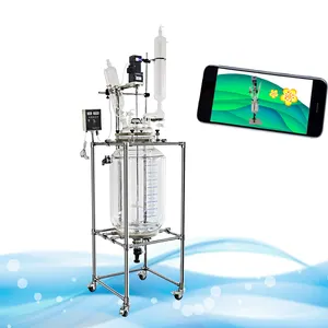 Laboratorium Chemische Kristallisatie Mantel Glazen Reactor 1l 2l 3l 5l 10l 20l 30l 50l 100l 150l 200Liter