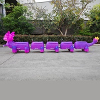 Kids Park Cute Dragon Dinosaur Trackless Train Ride pour les enfants