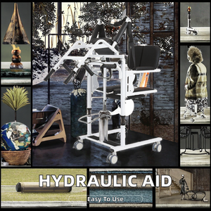 Đa chức năng bệnh nhân chuyển ghế vô hiệu hóa Lift có thể điều chỉnh thủy lực di chuyển ghế nâng ghế với commode - Product Image 3