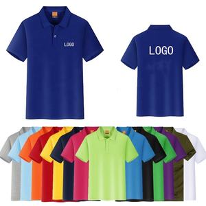לוגו מותאם אישית רקמה חולצת פולו גולף של גברים 100% כותנה שרוול קצר עובדי שרוול קצר אחיד מודפס ועיצוב רקום - Product Image 2