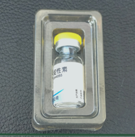 Bubuk Peptida Liofilisasi Harga Murah MOQ Rendah untuk Perawatan Kulit, Botol 3ml dengan Label Kotak dan Baki Plastik untuk Kebugaran