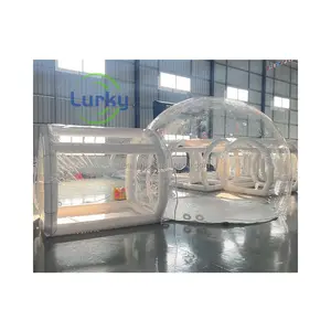 High quality bubble house PVC clear look outside for sale tiny bubble house suit for advertising
