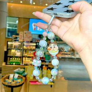 Chaîne de téléphone portable perlée Xiaoxin avec pendentif en plastique motif dessin animé, pour sac à dos femme et clés de voiture de couple, cadeaux à suspendre - Product Image 5