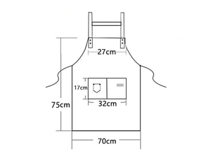 DLL106 Biểu Tượng Tùy Chỉnh Vải Dày Tạp Dề Với <span class=keywords><strong>Pocket</strong></span> Cafe Nhà Hàng Đồng Phục Cho Bồi Bàn Và Phục Vụ Bàn Tạp Dề - Product Image 2