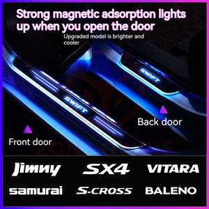 Portiera di benvenuto luce pedale luce luce atmosfera auto per Suzuki <span class=keywords><strong>Swace</strong></span> attraverso SX4 VITARA samurai BALENO - Product Image 1