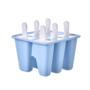 <span class=keywords><strong>4</strong></span>-6 Moldes de silicone para picolés, sorvetes de fácil liberação com bastão reutilizável, funil e brocas de limpeza sem BPA - Product Image 6