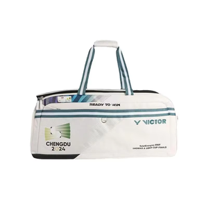 กระเป๋าสะพายข้างใบเดียว ความจุขนาดใหญ่ ทรงสี่เหลี่ยม กระเป๋าเทนนิสแบดมินตันแบบแยกส่วน ช่องใส่รองเท้า กระเป๋าเป้สะพายหลัง - Product Image 1