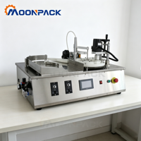 Machine de remplissage et de bouchage automatique Moonpack pour petites bouteilles, liquides, parfums et sérums