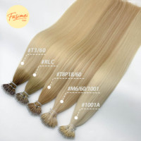 Extensiones de Cabello Fasimei de la Mejor Calidad, Doble Trama, Cutícula Alineada, Punta de Anillo Nano, Cabello Virgen Remy, Precio al por Mayor, Empaque de PVC