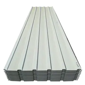 ASTM A792 G550 22/24/26/30/35 गेज नीले रंग 55% एल्यूमीनियम जस्ता मिश्र धातु स्टील नालीदार छत शीट