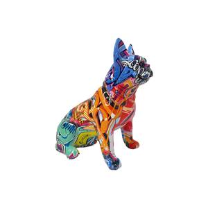 INS Style nouveauté résine artisanat une Figurine de chien Statue de maison pour la décoration de salon et décor de bureau - Product Image 4
