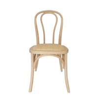 Chaise de salle à manger Thonet en bois empilable pour l'extérieur, idéale pour les villas et les parcs, design moderne, durable, pour restaurant, mariage, banquet