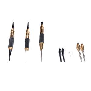 Ensemble de fléchettes Win.max 18g en <span class=keywords><strong>plastique</strong></span> souple et à pointes en <span class=keywords><strong>acier</strong></span> avec étui, ailettes personnalisées et tiges en nylon - Product Image 5