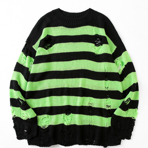 Offre Spéciale mode hommes <span class=keywords><strong>rouge</strong></span> <span class=keywords><strong>noir</strong></span> rayure <span class=keywords><strong>pull</strong></span> <span class=keywords><strong>rouge</strong></span> <span class=keywords><strong>et</strong></span> <span class=keywords><strong>noir</strong></span> <span class=keywords><strong>rayé</strong></span> <span class=keywords><strong>pull</strong></span> hommes déchiré ample col rond hommes Sport <span class=keywords><strong>pull</strong></span> - Product Image 2