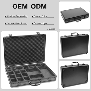 Bán buôn tùy chỉnh kích thước lớn nhôm thiết bị thiết bị giao thông vận tải đóng gói Trường hợp với bọt và Pad khóa - Product Image 4