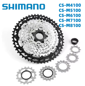 Cassette Shimano Deore <span class=keywords><strong>CS</strong></span> <span class=keywords><strong>M4100</strong></span>/5100/6100/7100/8100 10/11/12 velocidades K7 42/46/51T Piñón para Bicicleta de Montaña, Piezas de Bicicleta - Product Image 1