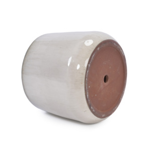 Mdj Ensemble de 4 pots de fleurs en céramique ronds émaillés, pour l'intérieur et l'extérieur, style moderne minimaliste, pour la maison et le jardin - Product Image 6
