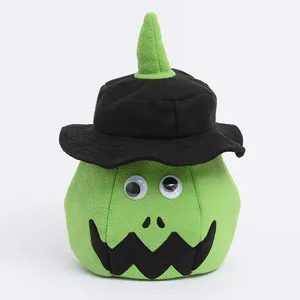 Seau à bonbons d'Halloween personnalisé lumineux en forme de citrouille, réutilisable, effrayant, avec lumière LED - Product Image 4