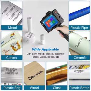 <span class=keywords><strong>Imprimante</strong></span> à jet d'<span class=keywords><strong>encre</strong></span> portable de 25,4 mm (1 pouce) pour l'impression d'étiquettes, de dates, de codes-barres, de dates d'expiration, de numéros de série et de lots - Product Image 2