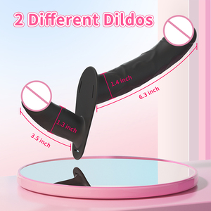 Vibrador Doble para <span class=keywords><strong>Lesbianas</strong></span> con Control Remoto de 10 Frecuencias, Dispositivo con Forma de Pene, Masturbador Femenino, Juguetes Sexuales para Parejas - Product Image 6