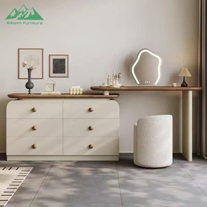 Table de toilette professionnelle Wayon avec miroir tactile intelligent et plateau latéral réglable pour chambre à coucher - Product Image 2