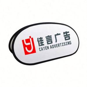 High Quality Outdoor Advertising Display Double Sided Printed Mobile Promotion Round Square Pop up a <b>Frame</b> Banner - Product Image 4