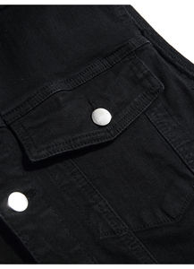 Nuevo Chaleco Vaquero Transpirable para Hombre, Estilo Motociclista, Retro, a la Moda, con Cierre de Botones, Ropa Casual de Calle para Otoño - Product Image 6