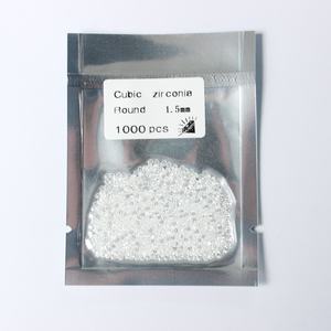 Circonita Blanca Redonda Pequeña de 2.0mm de Alta Calidad, Cortada a Máquina, para Engaste de Joyería al por Mayor - Product Image 5