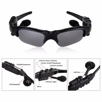 Lunettes de Soleil Intelligentes Bluetooth avec Microphone pour le Cyclisme Sportif en Plein Air – Grossiste Agent d'Achat