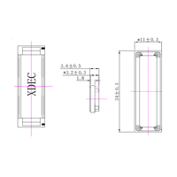 34*11mm 8ohm 1.5W 1.8W Puissance maximale 630Hz 84dB Son fort Néodyme Tablette Smart Notebook Speaker