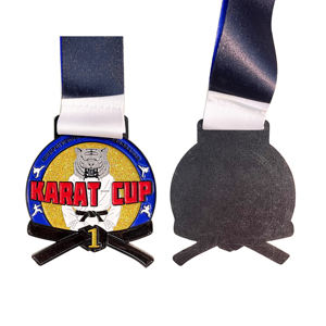 เหรียญรางวัลโลหะผสมสังกะสีสำหรับการเต้นรำและยิมนาสติก แบบ 3 มิติ สีทอง ได้รับการรับรองจาก OEM - Product Image 5