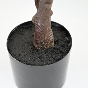 Arbre Artificiel en Caoutchouc de 95cm de Haut, Faux Fiddle Leaf Fig Plant, <span class=keywords><strong>Pot</strong></span> de Pépinière pour <span class=keywords><strong>Intérieur</strong></span> Extérieur Maison Bureau Décor - Product Image 4