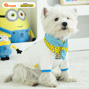 Hoopet Minions Écharpe-bavoir pour animaux de compagnie, motif dessin animé, douce, toutes saisons, accessoire pour chien - Product Image 1