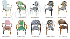 Silla <span class=keywords><strong>de</strong></span> bambú moderna para jardín al aire libre, silla <span class=keywords><strong>de</strong></span> <span class=keywords><strong>café</strong></span> <span class=keywords><strong>de</strong></span> mimbre <span class=keywords><strong>de</strong></span> resina <span class=keywords><strong>de</strong></span> París, silla <span class=keywords><strong>de</strong></span> bistro <span class=keywords><strong>de</strong></span> estilo francés apilable - Product Image 4