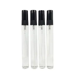 Commercio all'ingrosso 3ml 5ml 10ml trasparente bottiglia di penna di profumo tubo flaconi spray mini bottiglia di profumo riutilizzabile atomizzatore