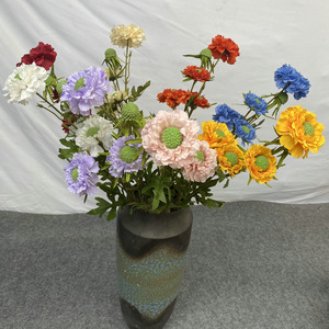Fleurs artificielles Yiyi, Cordyceps en pin, 82 cm, toucher naturel, arrangement floral pour mariage, décoration intérieure - Product Image 1