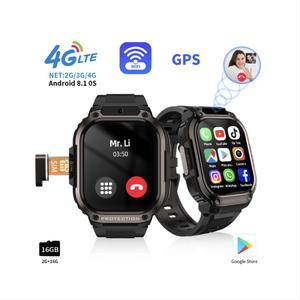 <span class=keywords><strong>Domino</strong></span> Vente en gros DM63 4G Sports Smartwatch Surveillance de la santé montre intelligente gps caméra vidéo Appel vocal SOS Smartwatch pour hommes - Product Image 4