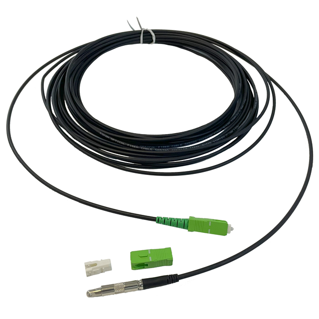 Pull Able Push Able SC Pre-connector Fiber Optic Connector FTTH Cable Optical Fiber Patch Cord for Through the Duct and Wall