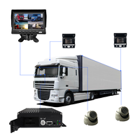 SeemeTech Enregistreur vidéo mobile 4G AI 1080P 4 canaux pour voiture, WIFI GPS ADAS DMS MDVR, Systèmes de suivi de flotte et de détection pour camions
