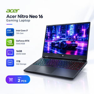 Ordinateur portable de jeu Acer Nitro Neo 16, Intel Core i7, RTX 5060, 16 pouces, haute performance, vente en gros, tout neuf, ordinateur portable de jeu professionnel - Product Image 1
