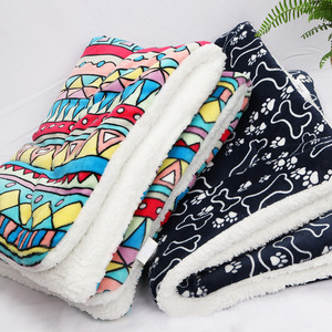 Couverture pour animaux de compagnie, épaisse et chaude, pour chiens et chats, 32x50, 42x55, 55x70, 75x100, avec doublure en polaire douce, couverture de lit pour animaux de compagnie - Product Image 1