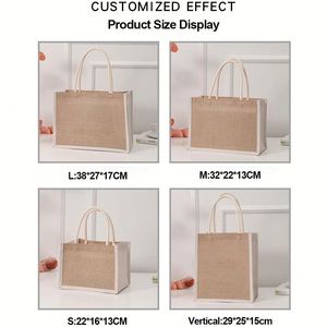 Bolsas de Yute Personalizadas al por Mayor para Regalos, Compras y Mujeres, con Logotipo - Product Image 3