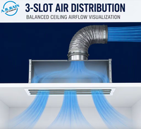 Grille linéaire HVAC à 3 fentes L=1200MM pour boîtier de plénum – Acier inoxydable durable, acier galvanisé, design moderne, réduction du bruit, air