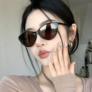 Newest Arrival Custom Logo Cat Eye Sunglasses Fashion Sunshades Trendy Vintage Sun Glasses for Women - Product Image 2