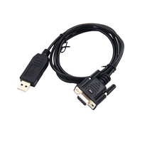 Cable Adaptador Convertidor de Teclado USB HID a Serial RS232 con Chip CH9328 Personalizado, Conexión Directa DB9 Macho/Hembra