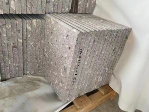 Lastre e Piastrelle in Granito Naturale Grigio Chiaro Viola Pallido con Grandi Grani Aggregati - Product Image 3